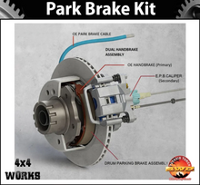 Load image into Gallery viewer, Toyota Landcruiser 78 Series (2007-2024) VDJ Electric Park Brake Kit
