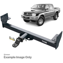 Load image into Gallery viewer, TAG Heavy Duty Towbar &amp; Direct Fit Wiring for Mitsubishi Triton No Bumper (03/1986 - 12/2006)
