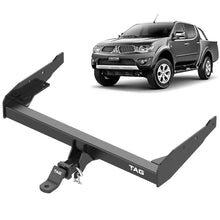 Load image into Gallery viewer, TAG Heavy Duty Towbar &amp; Direct Fit Wiring Harness for Mitsubishi Triton MN Dual Cabs Without Rear Step (08/2009 - 04/2015)
