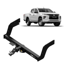 Load image into Gallery viewer, TAG Heavy Duty Towbar &amp; Direct Fit Wiring for Mitsubishi Triton MQ Series With Rear Bumper Step (05/2015 - 11/2018)
