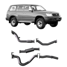 Load image into Gallery viewer, Redback Extreme Duty Exhaust for Toyota Landcruiser 105 Series Wagon (03/1998 - 10/2007)
