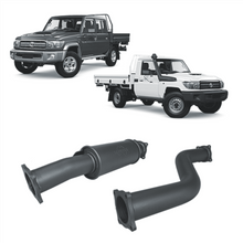 Load image into Gallery viewer, Redback Extreme Duty Exhaust for Toyota Landcruiser 79 Series Double Cab with Auxiliary Fuel Tank (01/2012 - 10/2016)
