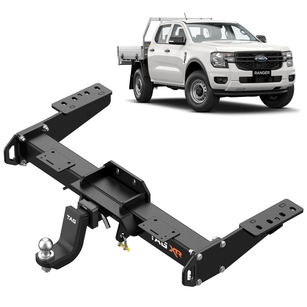 TAG Extreme Recovery Towbar and Direct Fit Wiring for Next-Gen Ford Ranger (06/2022 - on), Volkswagen Amarok (12/2022 - on) - Cab Chassis Models