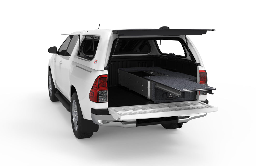Toyota Hilux (03/2005-09/2015) 4WD Interiors Single Drawer with Roller Top