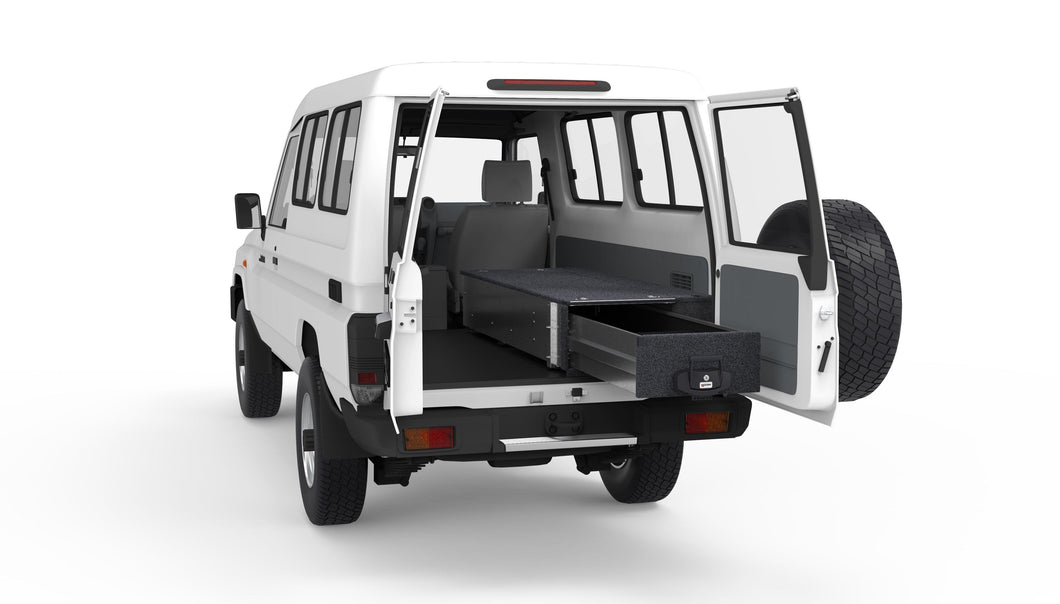 Toyota Landcruiser 70 Series (06/1985-12/2006) 4WD Interiors Single Drawer with Fixed Top
