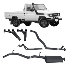 Load image into Gallery viewer, Redback Performance Headers and Exhaust for Toyota Landcruiser 75 and 78 Series 4.2L 1HZ
