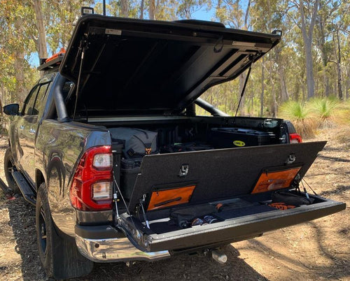 Toyota Hilux KUN/GUN Tailgate Storage (SKU: HFTHTS) - Canyon Off-Road